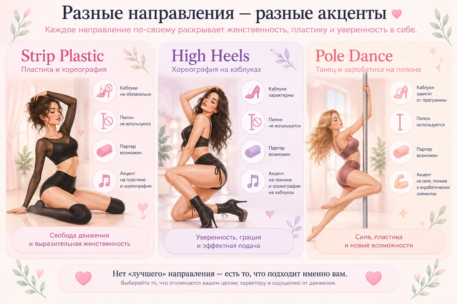 Стрип-пластика для начинающих в группе