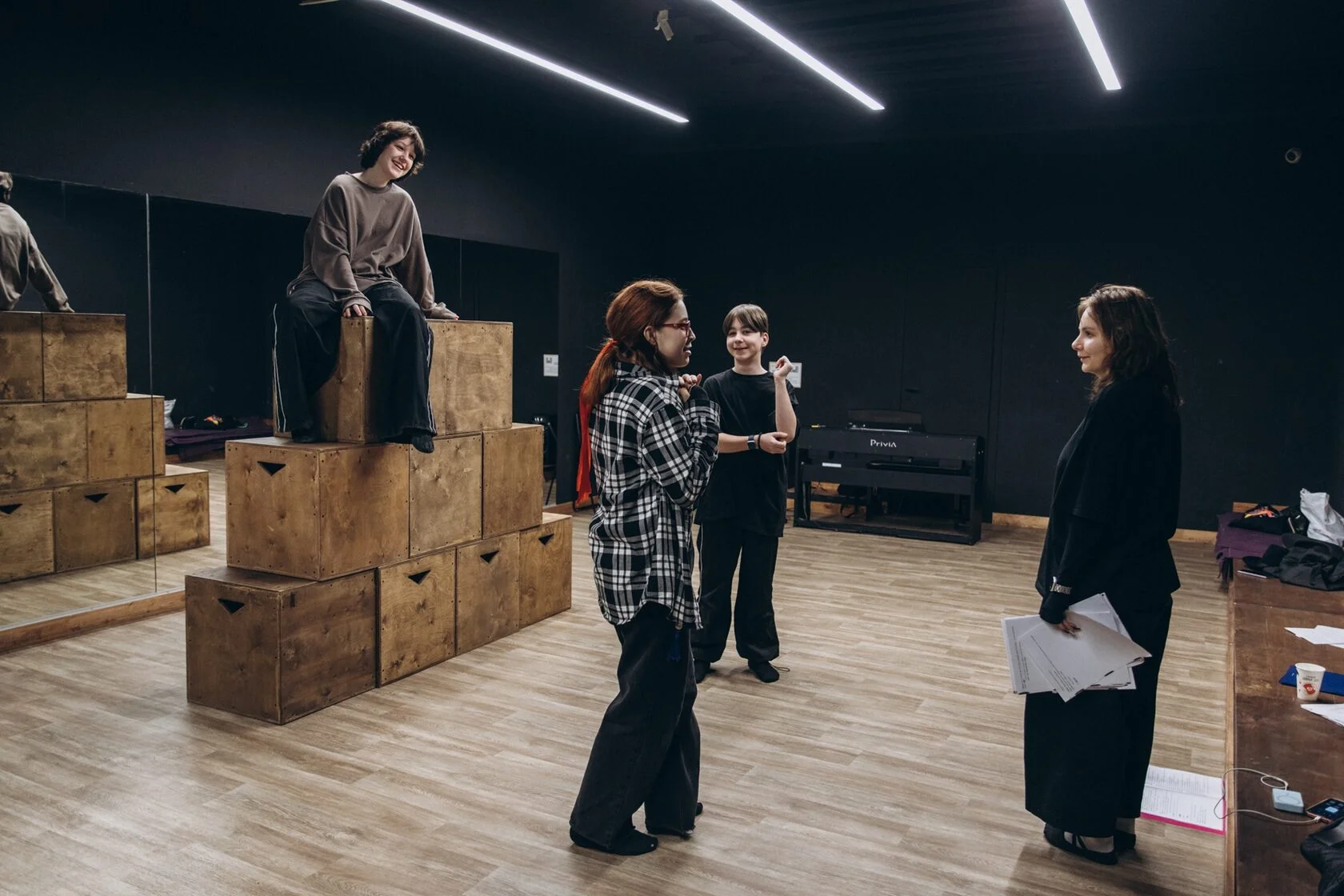 Момент спектакля мастерской «АРТЦЕХ»