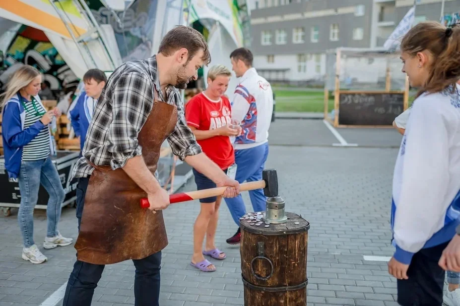 Мастер-класс по чеканке монет