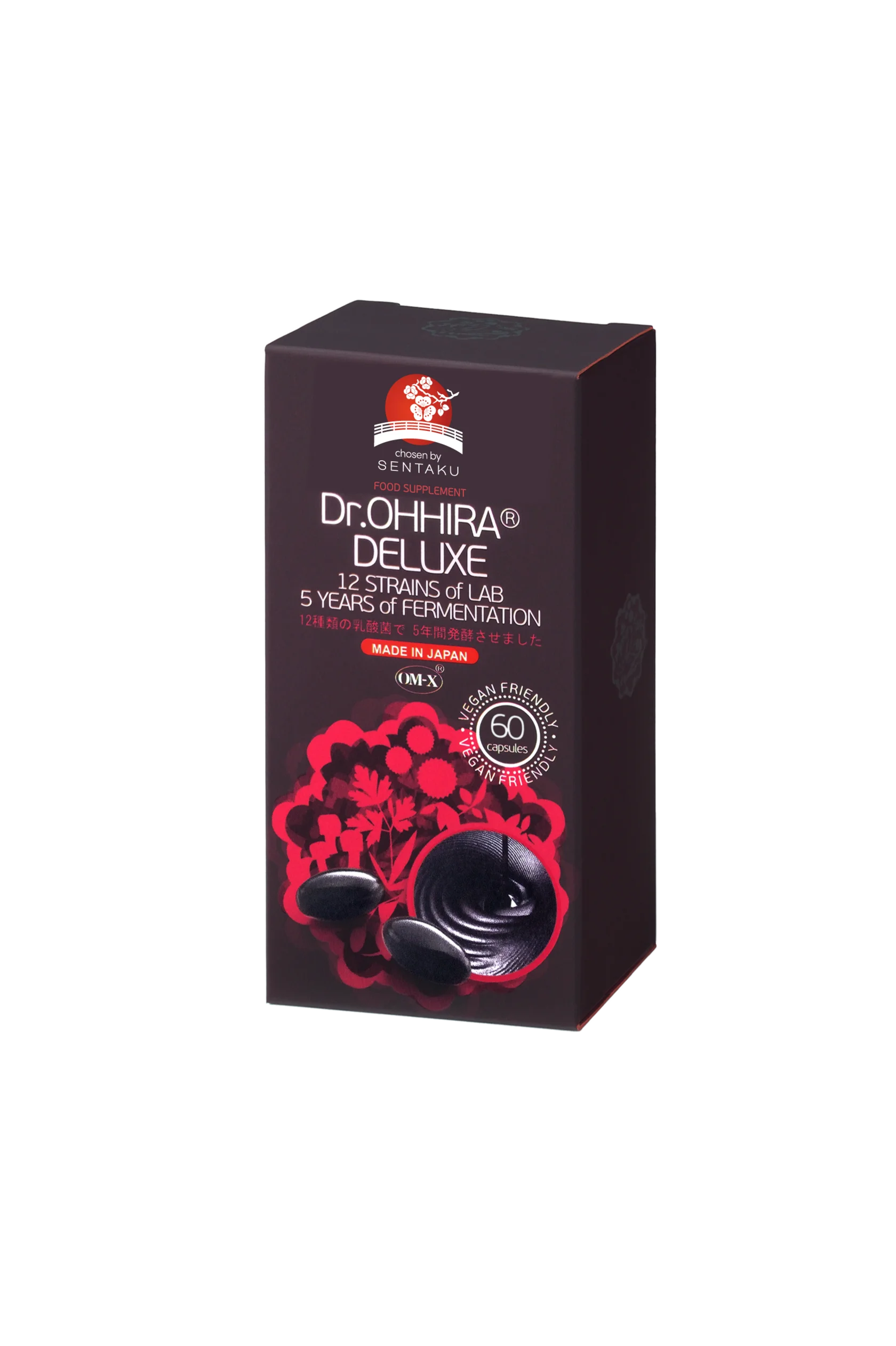 Ферментированный растительный комплекс 5-летней ферментации ОМ-Х® от Dr.OHHIRA® DELUXE – 60 капсул