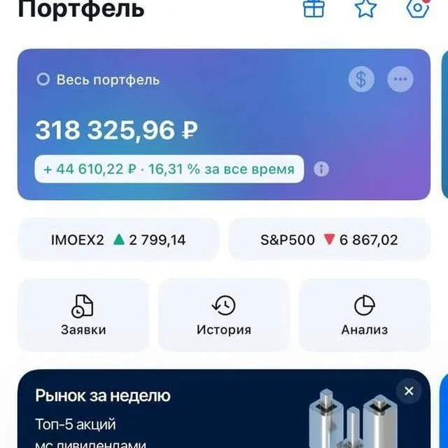 Скрин портфеля