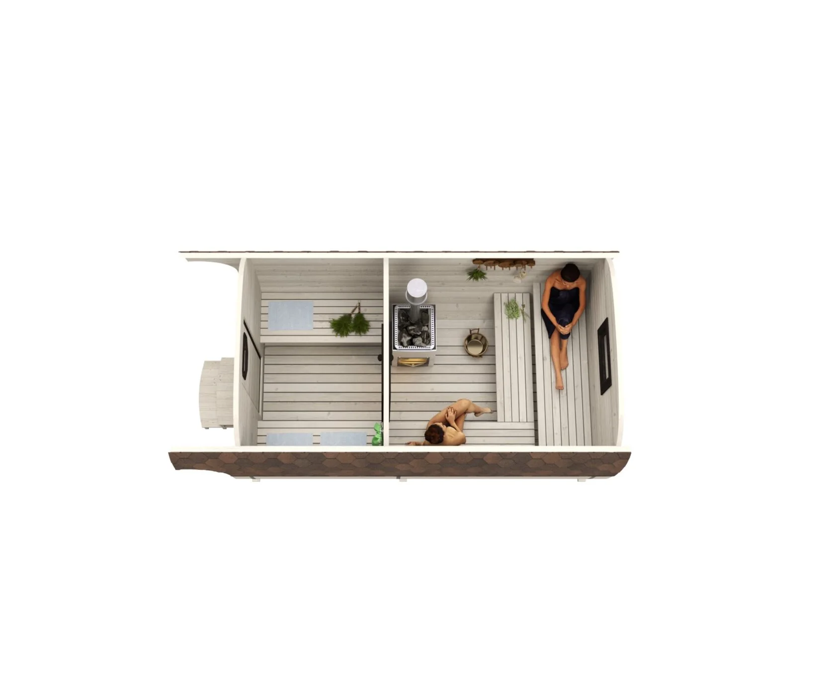 Квадро-баня Классик 4500