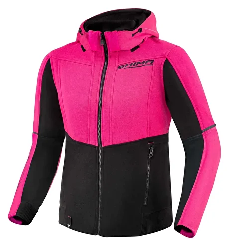 Мототолстовка SHIMA DAYBREAKER Lady Black/pink — мотосалон SPB-HS, СПб