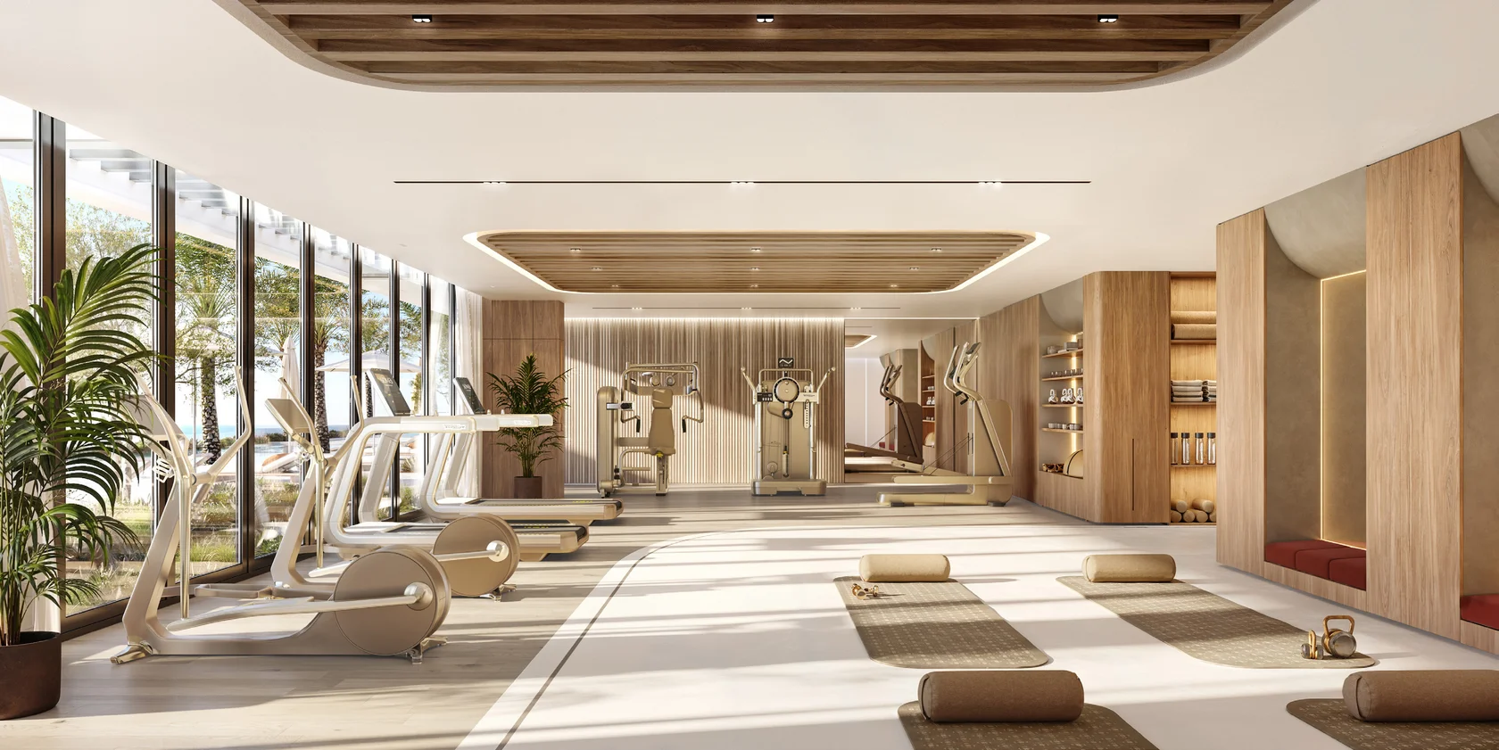 Фитнес-зал SOMA Residences