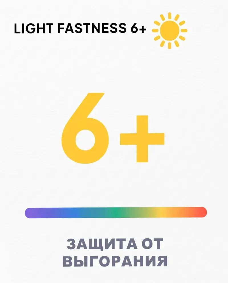 Защита от выгорания — Light Fastness 6+