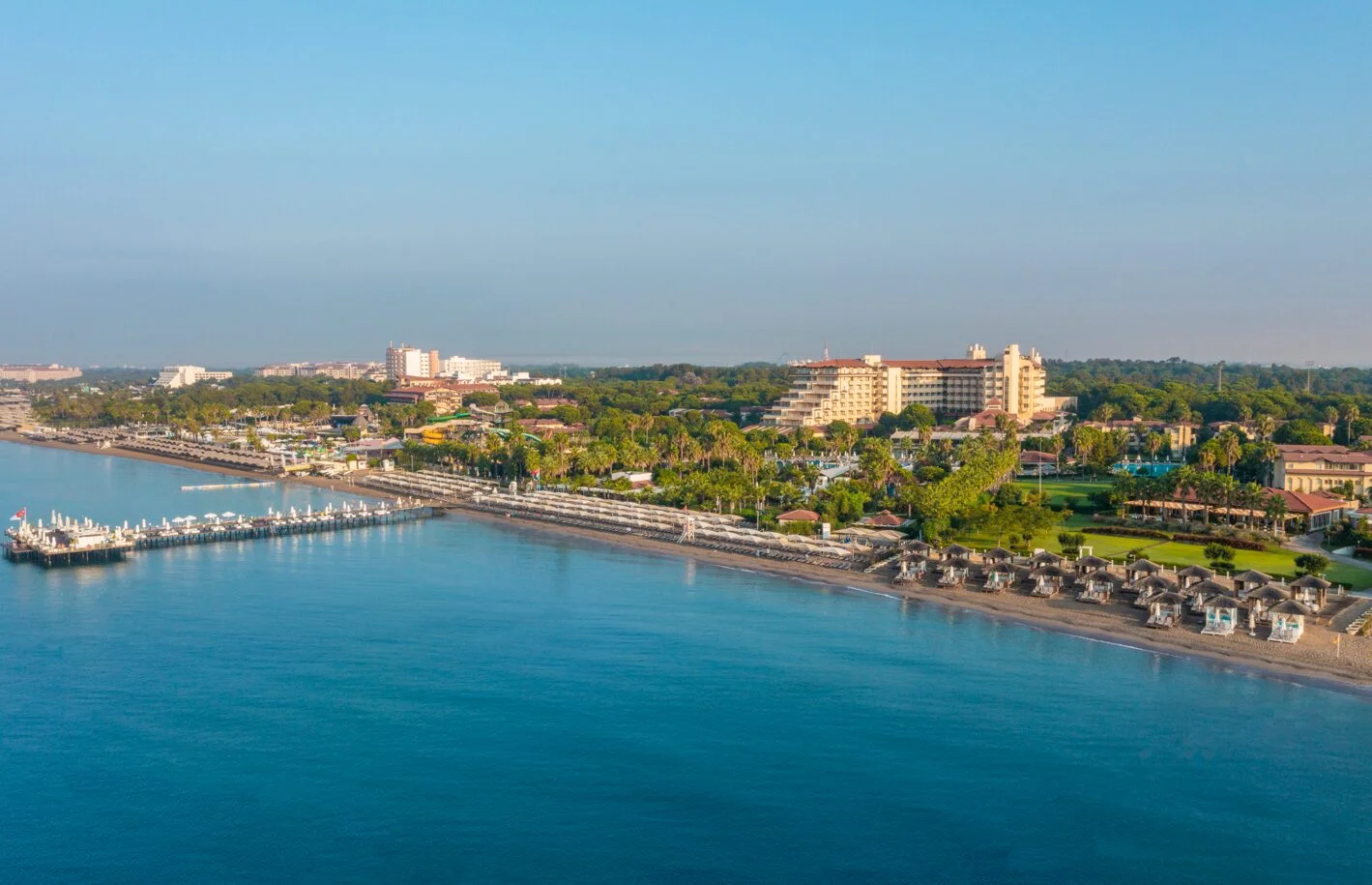 Bellis Deluxe Hotel 5 звёзд, пляж с понтоном, Белек