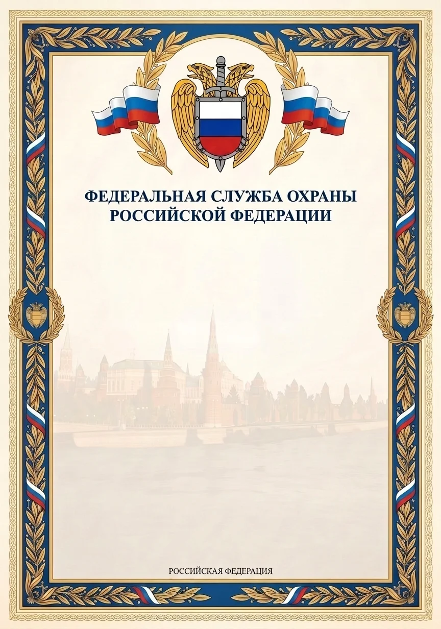 Благодарность ФСО России