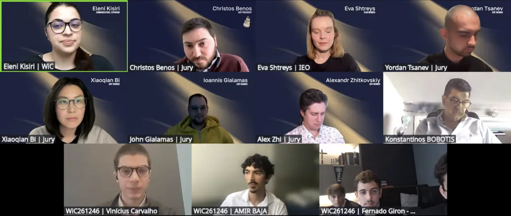 Winter Challenge jury meeting online