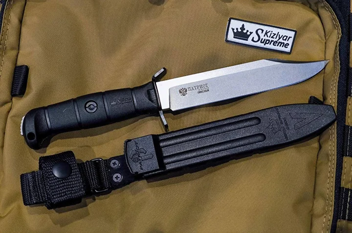 Kizlyar Supreme PATRIOT tactical fixed-blade knife