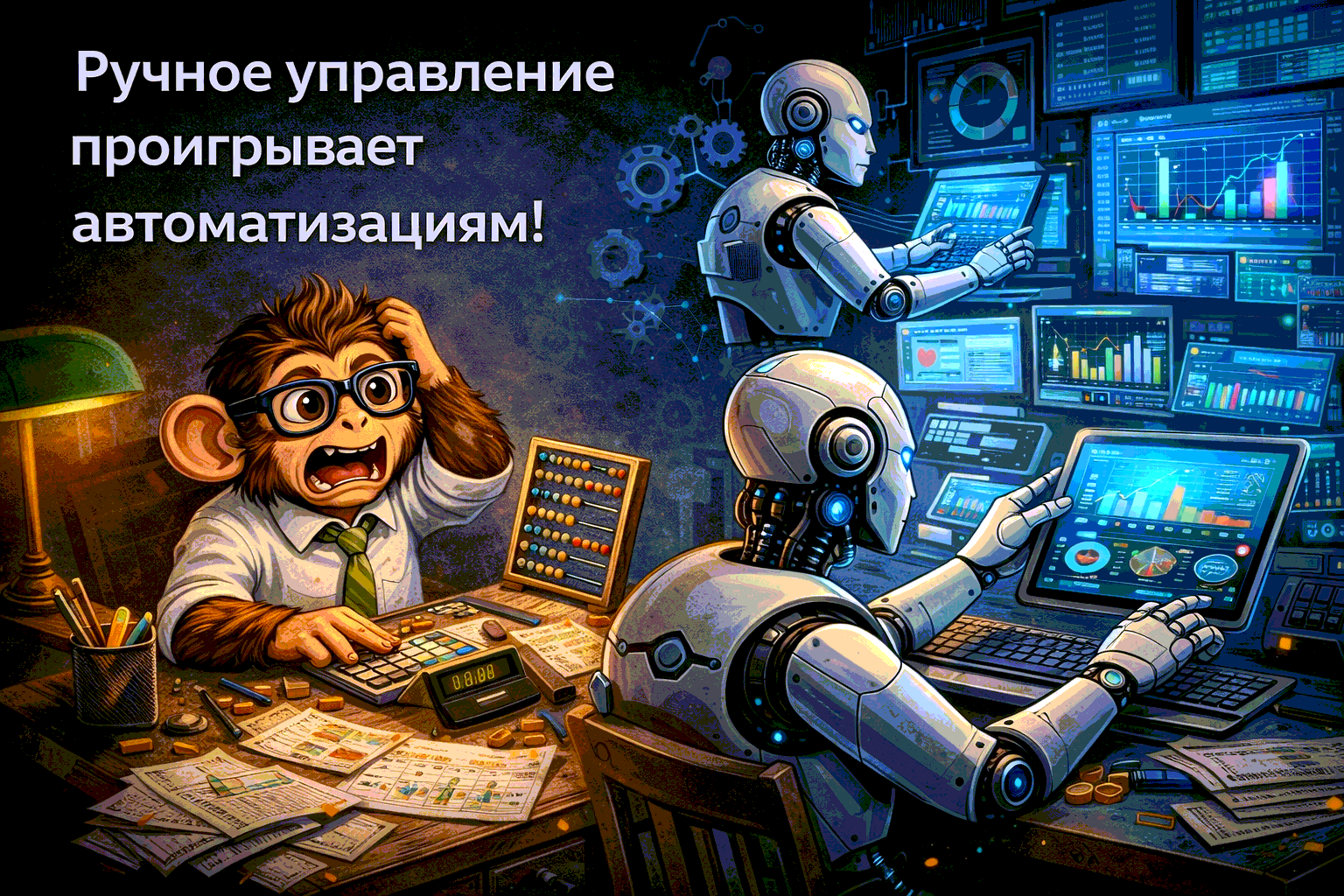 Иллюстрация проблемы: ручное управление проигрывает рынку