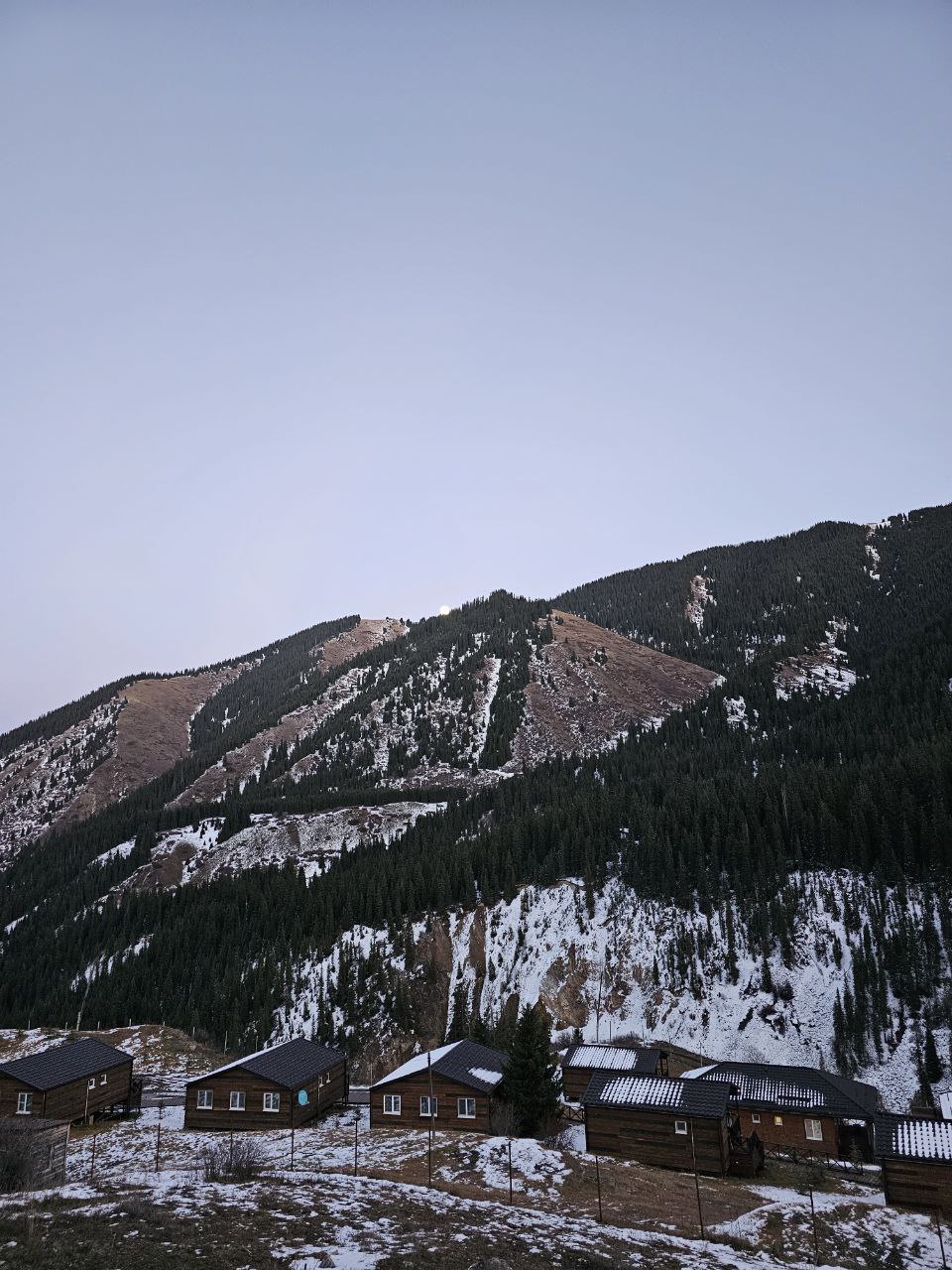 Кольсайские озёра зимой