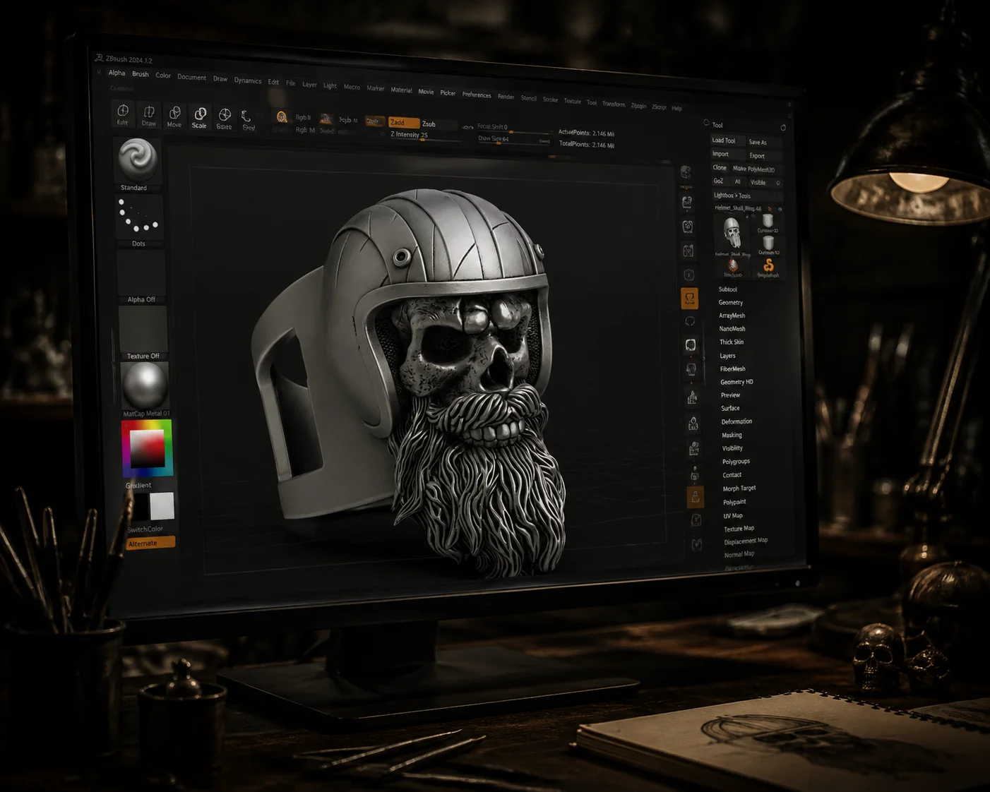 Разработка трехмерной модели индивидуального кольца в ювелирной 3D-программе