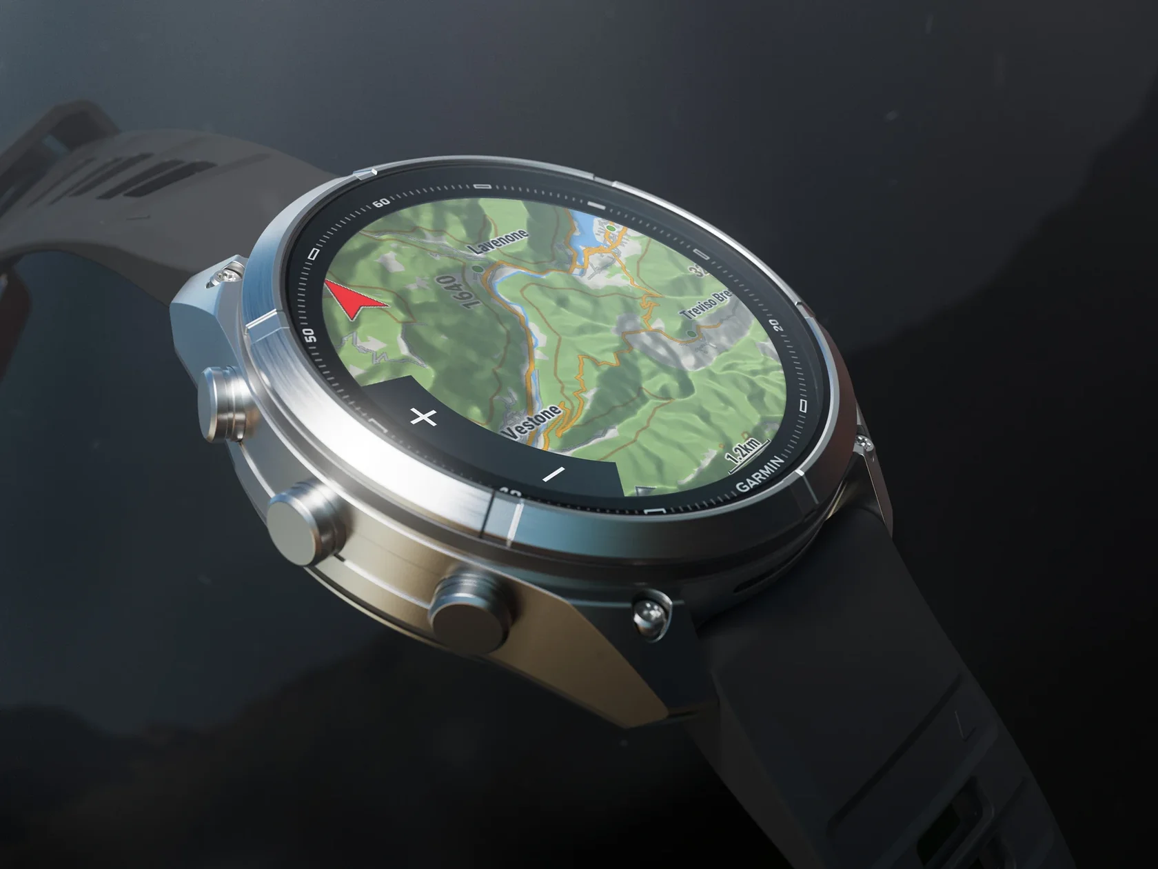часы garmin fenix 8 amolrd со встроенным светодиоидным фонариком