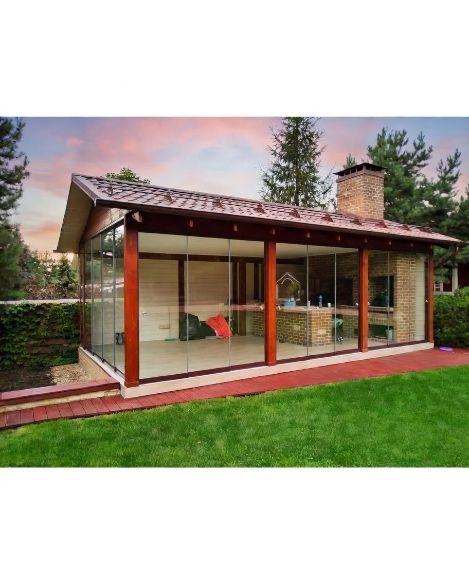 Безрамное раздвижное остекление — реализованный объект StekloRoll