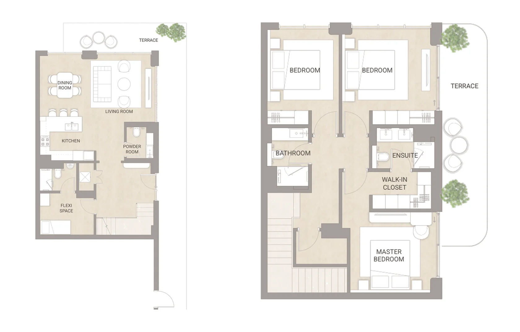 Двухуровневая планировка SOMA Residences