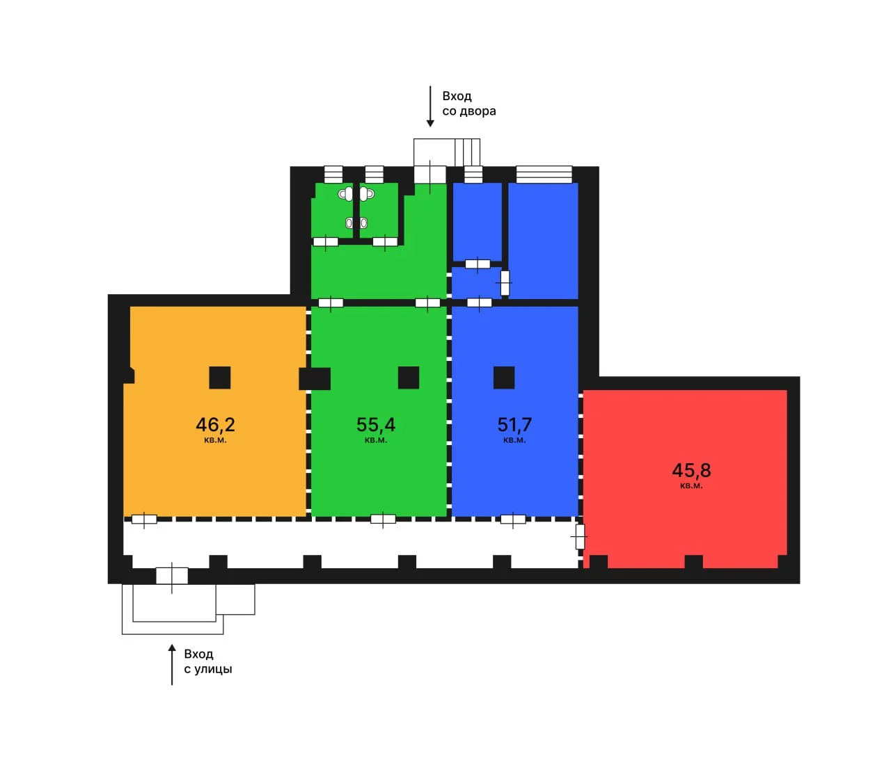 Интерьер микро-ТЦ 2