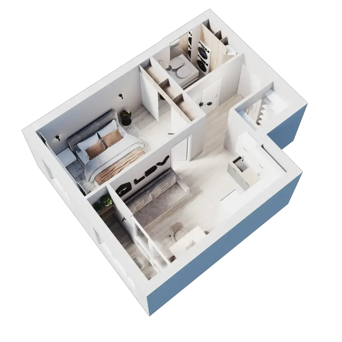 Планировка 36,4 м²
