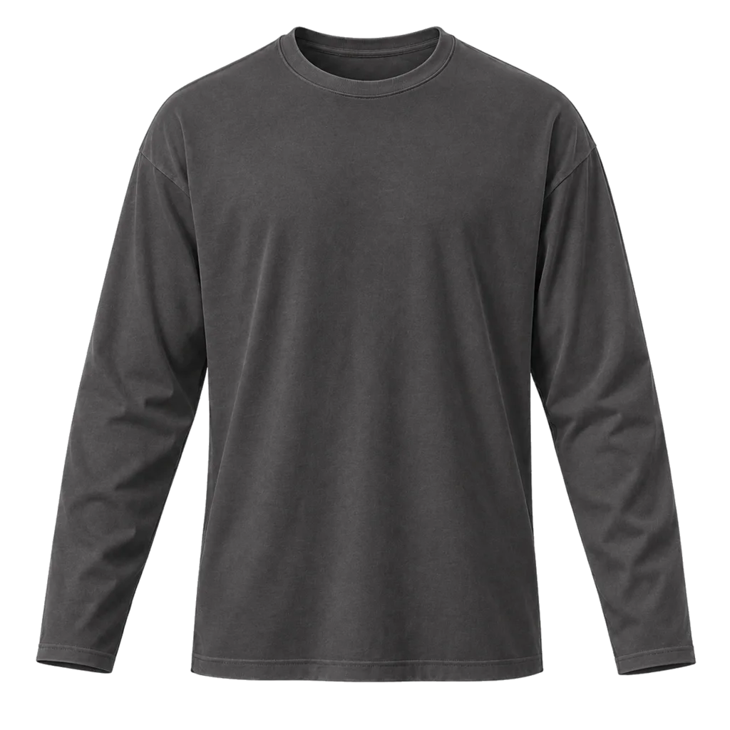 Графитовый лонгслив KOSH MERCH без человека