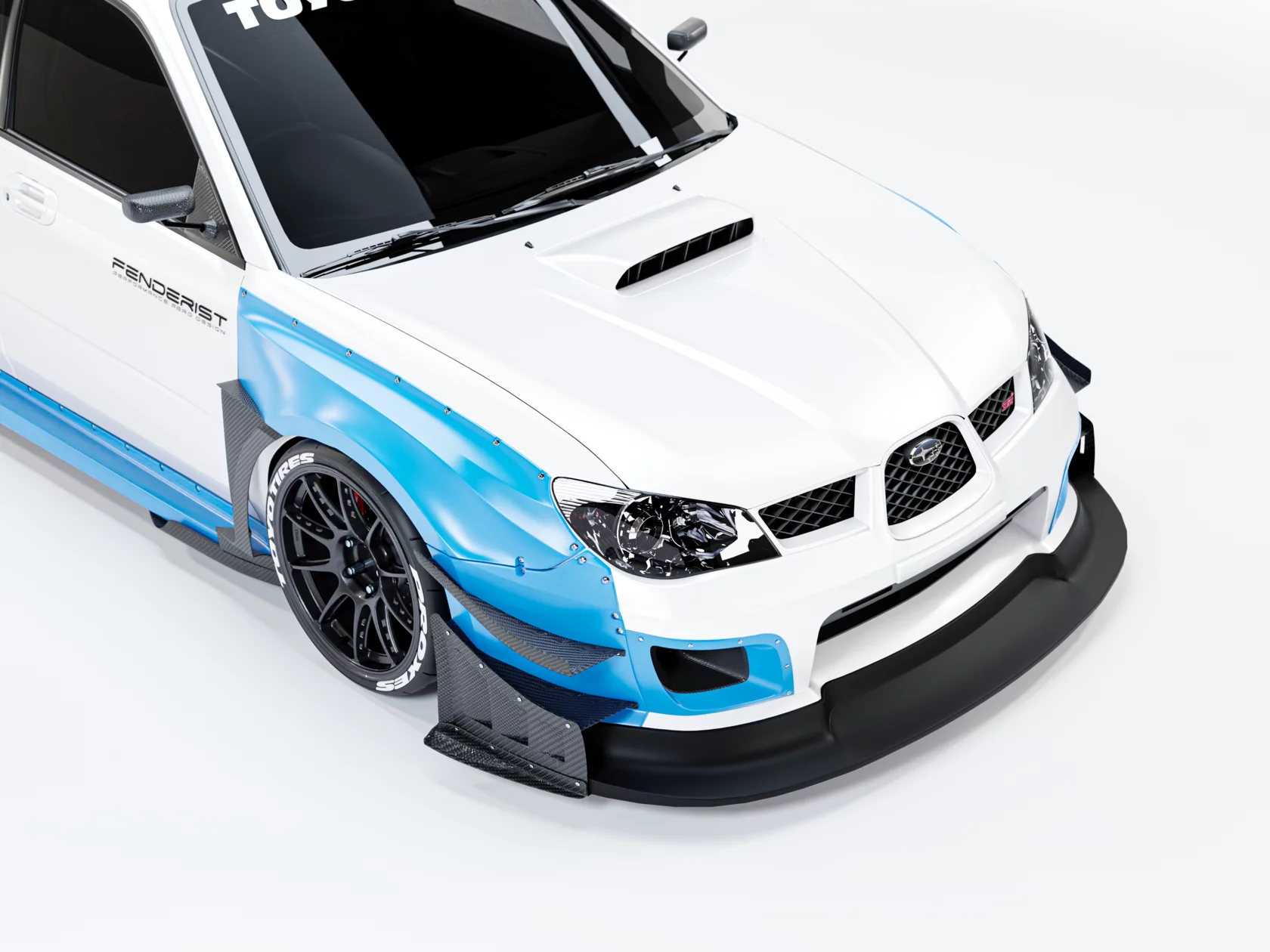 FENDERIST SPEC R Full Set ver 2.0 / WIDE BODY KIT SUBARU IMPREZA