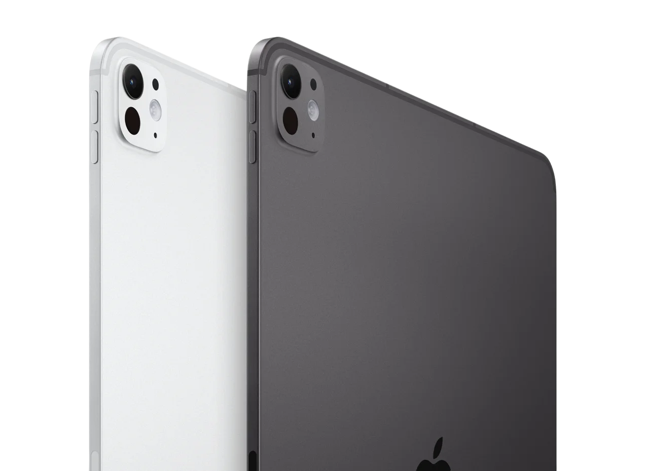 iPad Pro M5 под углом — тонкий корпус и дисплей Ultra Retina XDR, Сургут