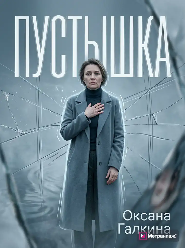 Обложка драмы «Пустышка», созданная онлайн без графических редакторов