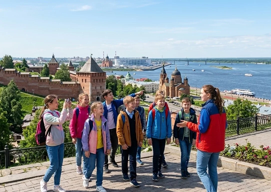 Школьные туры в Нижний Новгород: панорама города и главных достопримечательностей