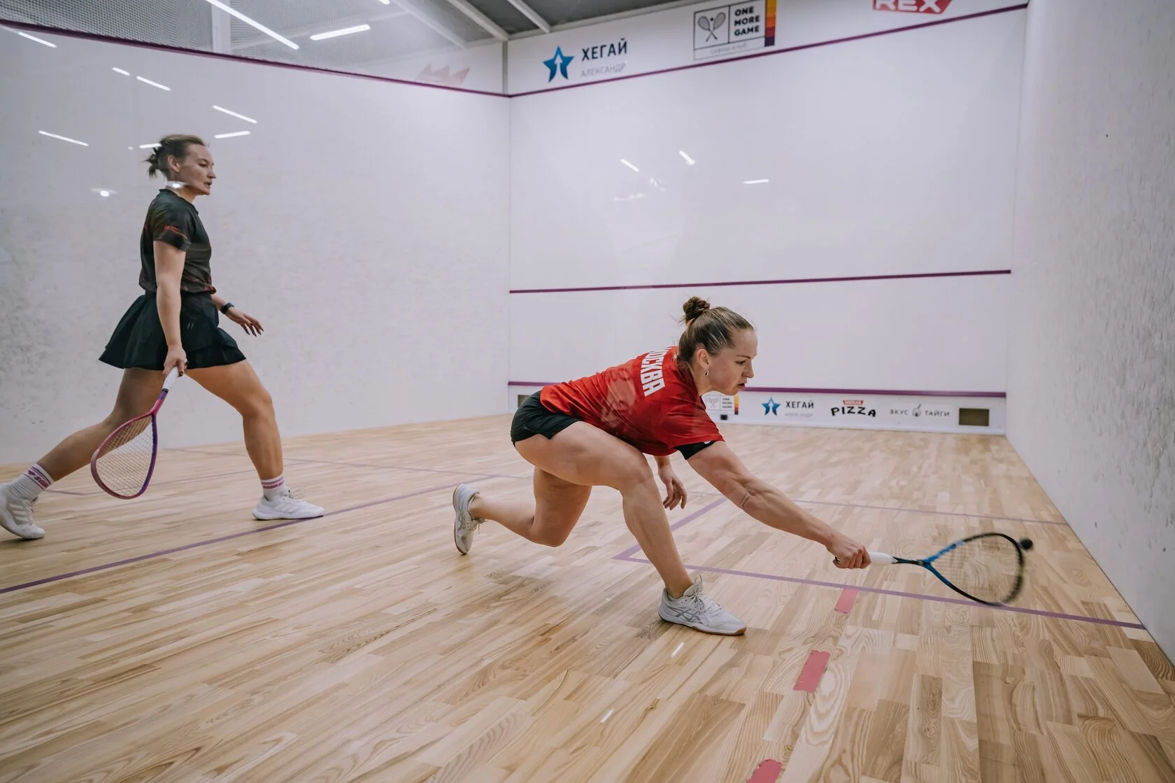 Тренировка в сквоше