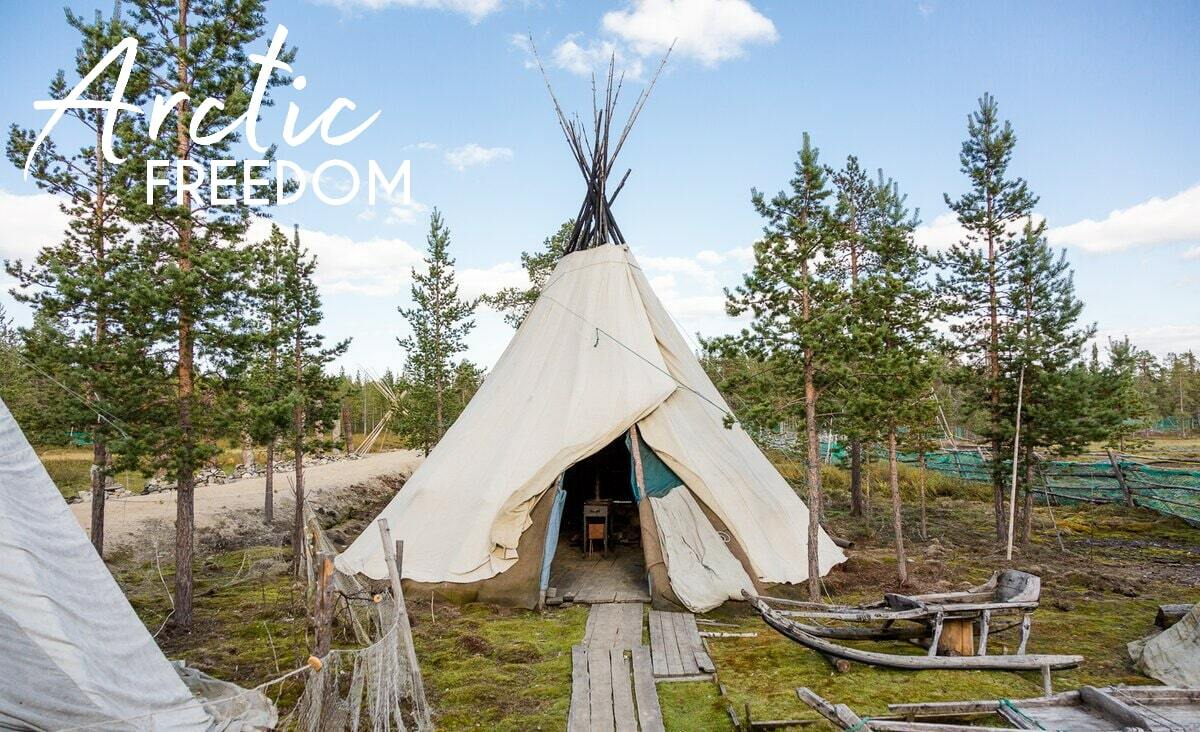 Жилища коренных саамов