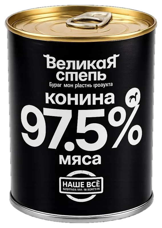 Конская тушёнка Великая Степь