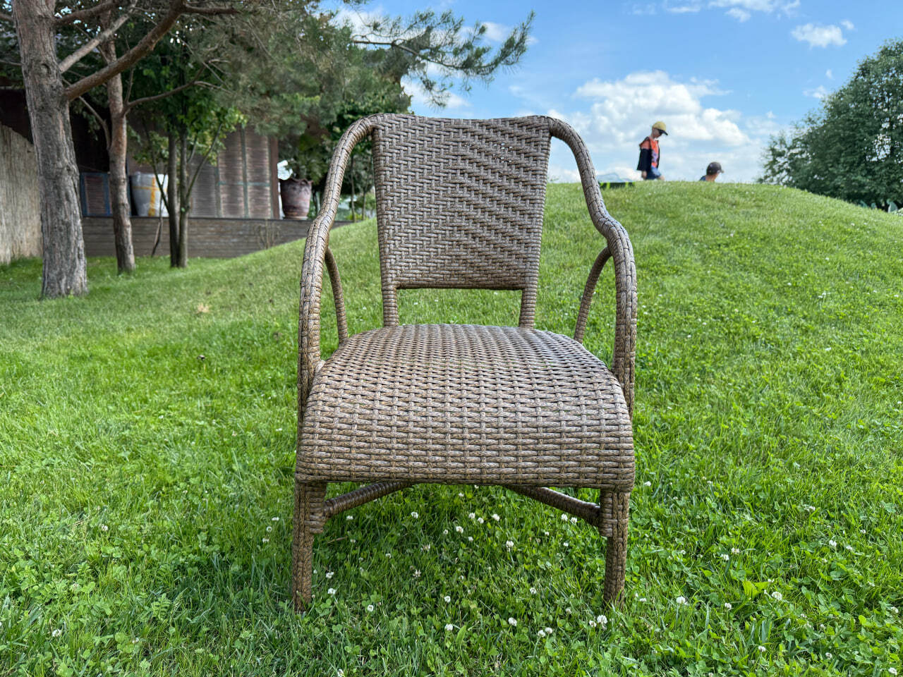 Восстановление стула из натурального ротанга