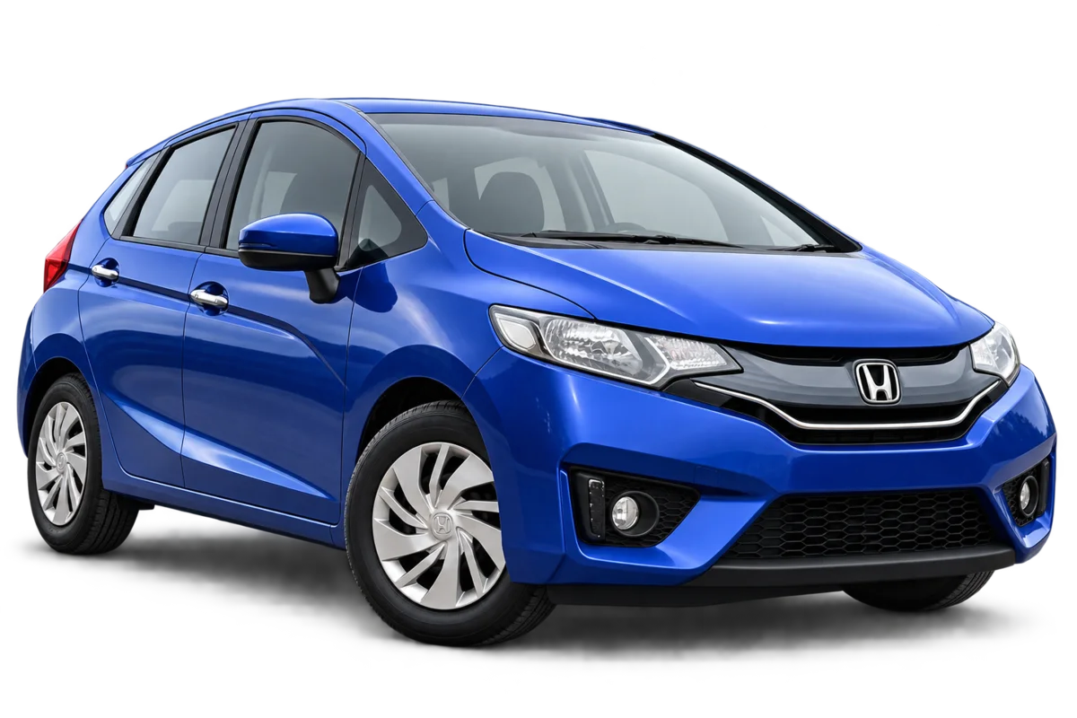 Синий Honda Fit