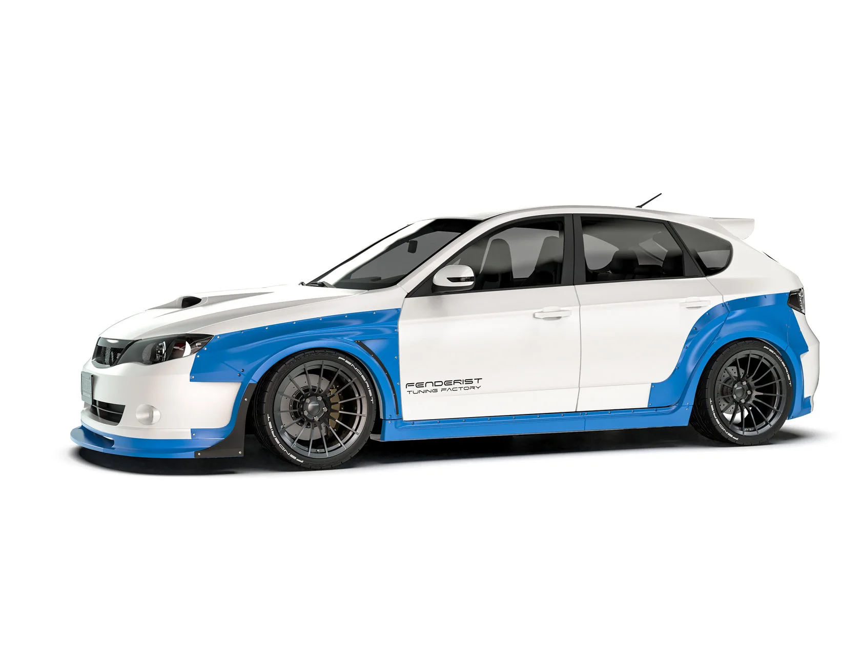 Full FENDERIST SPEC S Set / WIDE BODY KIT SUBARU IMPREZA GT
