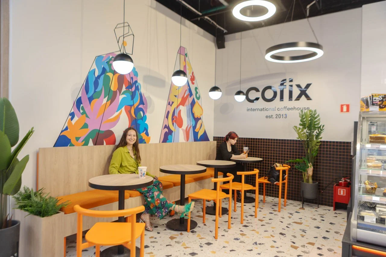 Мурал COFIX в «Меге»