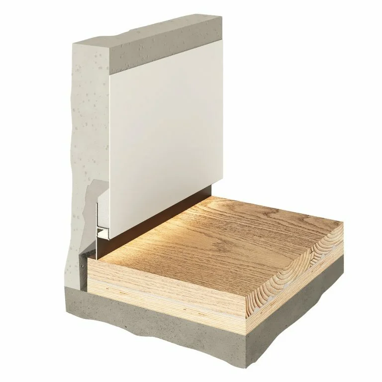 Схема теневого профиля с подсветкой