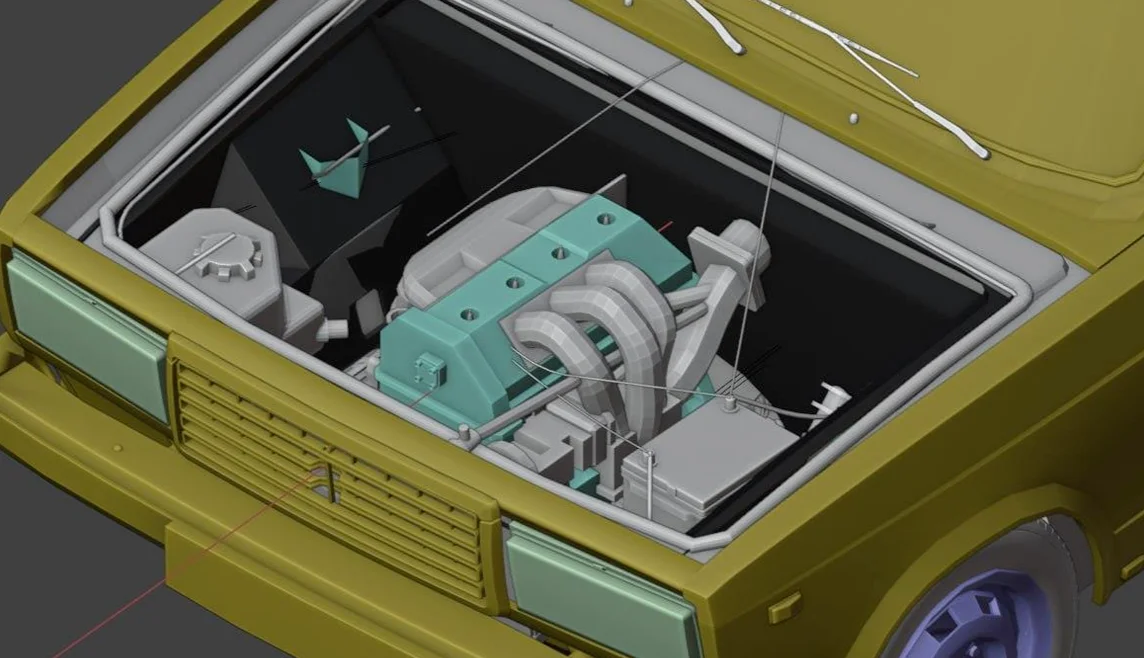 3D-модель автомобиля