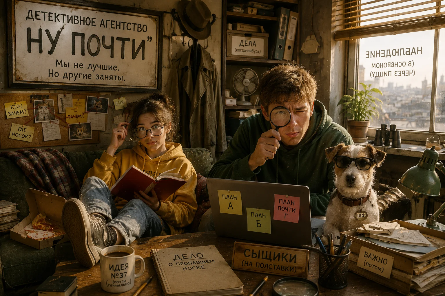 Иллюстрация к истории «Детективное агентство «Ну почти»»