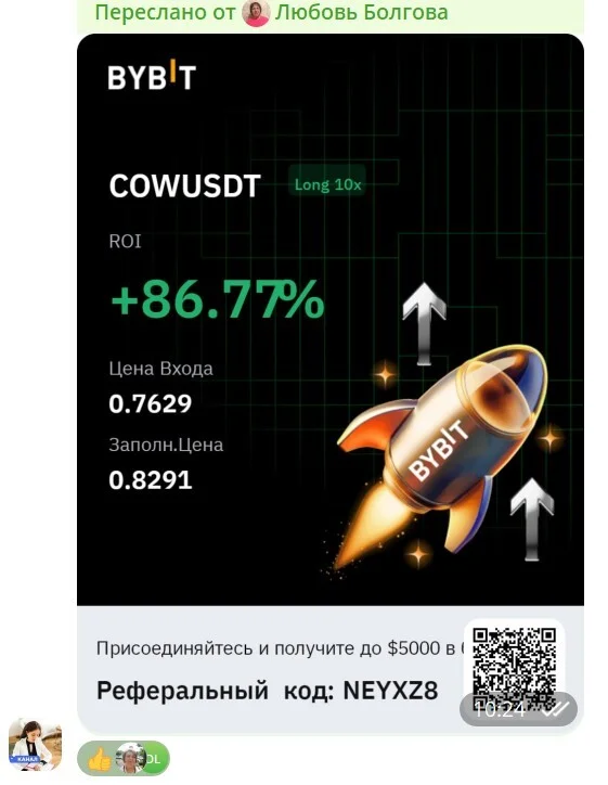 Скриншот из чата ученика
