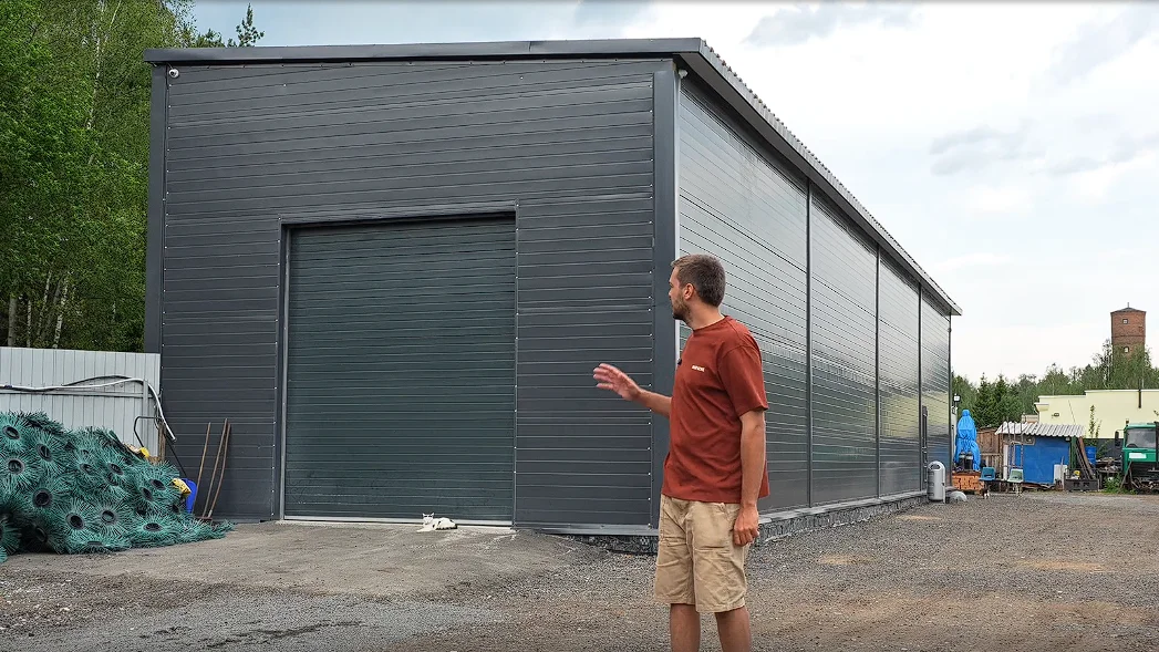 Индивидуально: прямостенные ангары