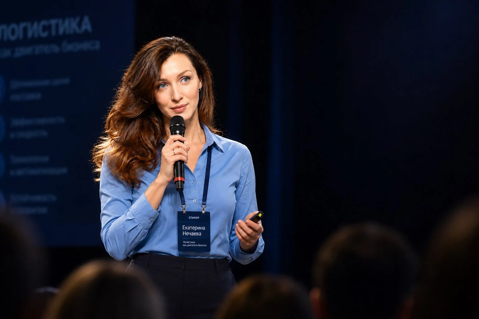 Екатерина Нечаева — эксперт по логистике, выступление на конференции