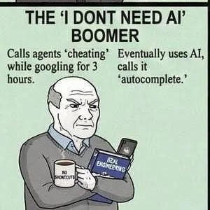 I Don't Need AI Boomer