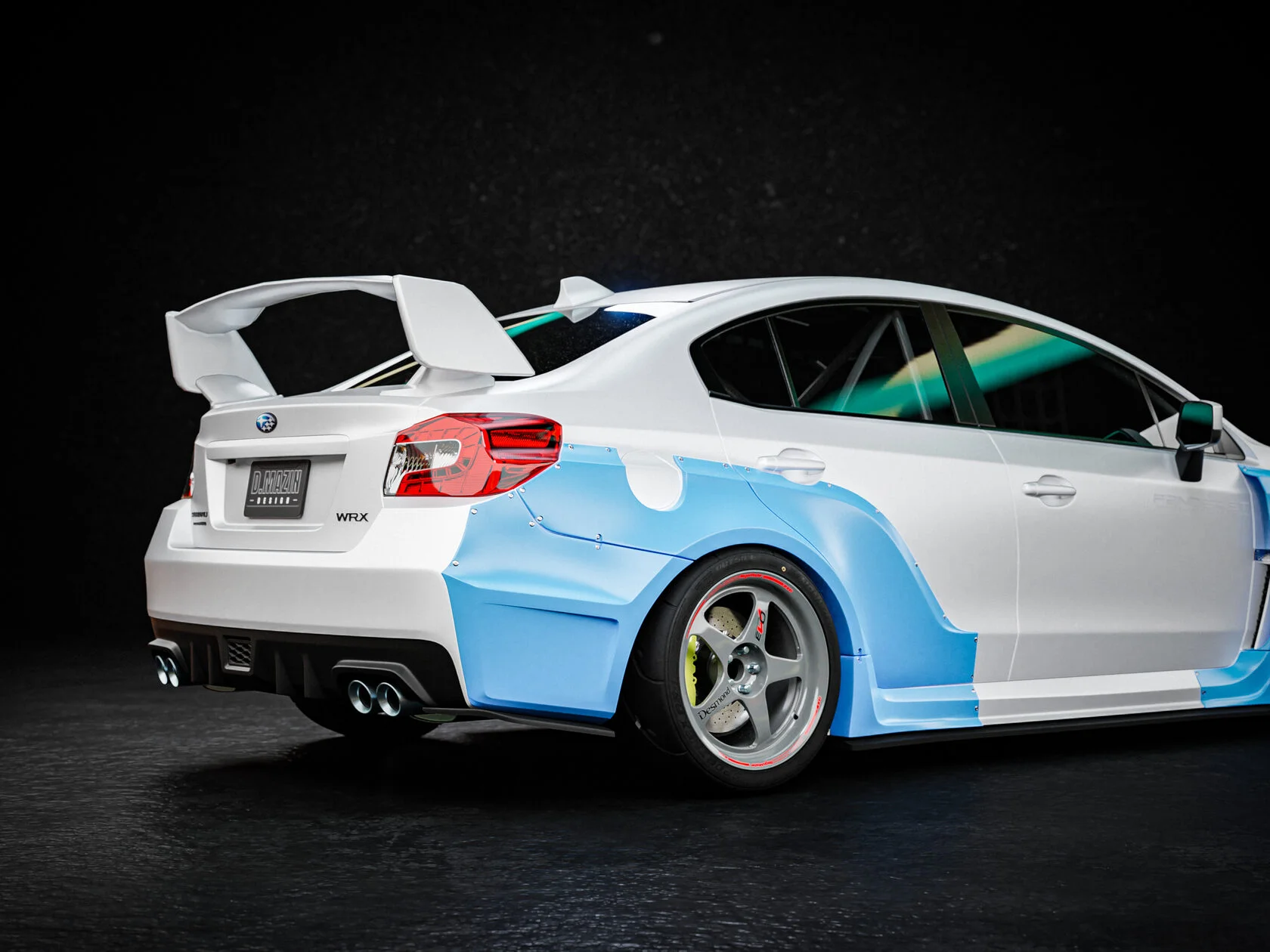 Full FENDERIST SPEC S kit / WIDE BODY KIT Subaru Impreza WRX