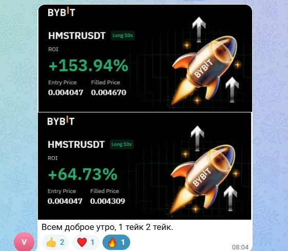 Скриншот из чата ученика