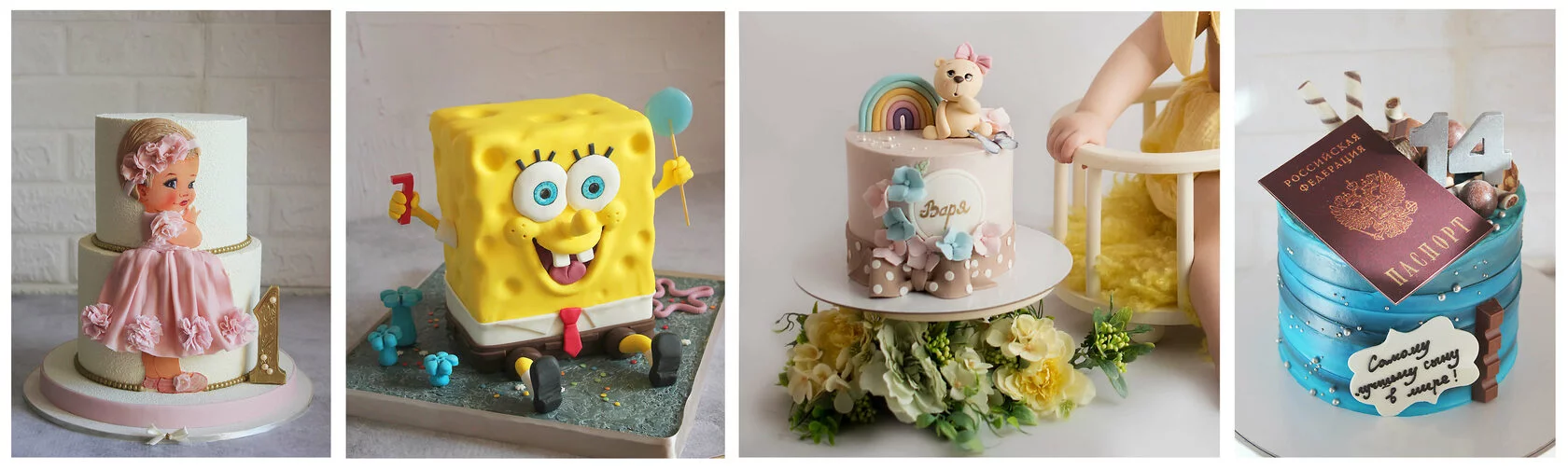 Заказать торт на день рождения девушке | Купить торты на заказ в Санкт-Петербурге с доставкой