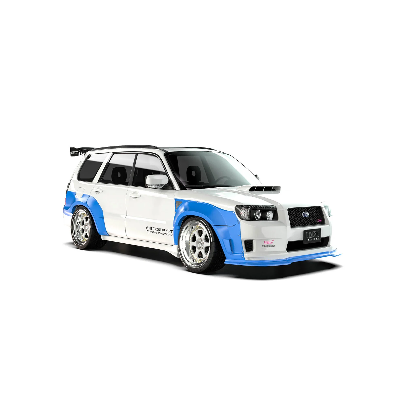 FENDERIST SPEC S Fender Flares Set Ver.1.1 / WIDE BODY KIT SUBARU