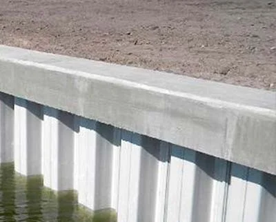 Шапочный брус из железобетона