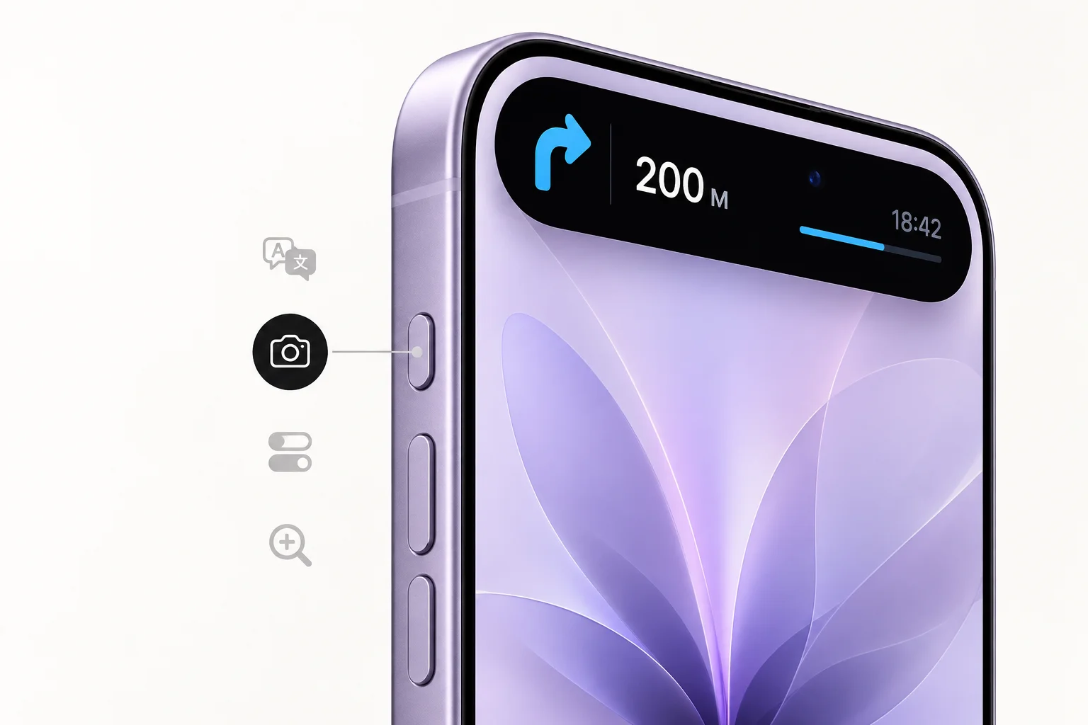 iPhone с расширенным Dynamic Island