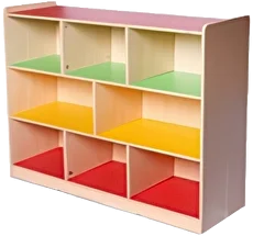 Мебель для хранения игрушек и пособий в группах детского сада