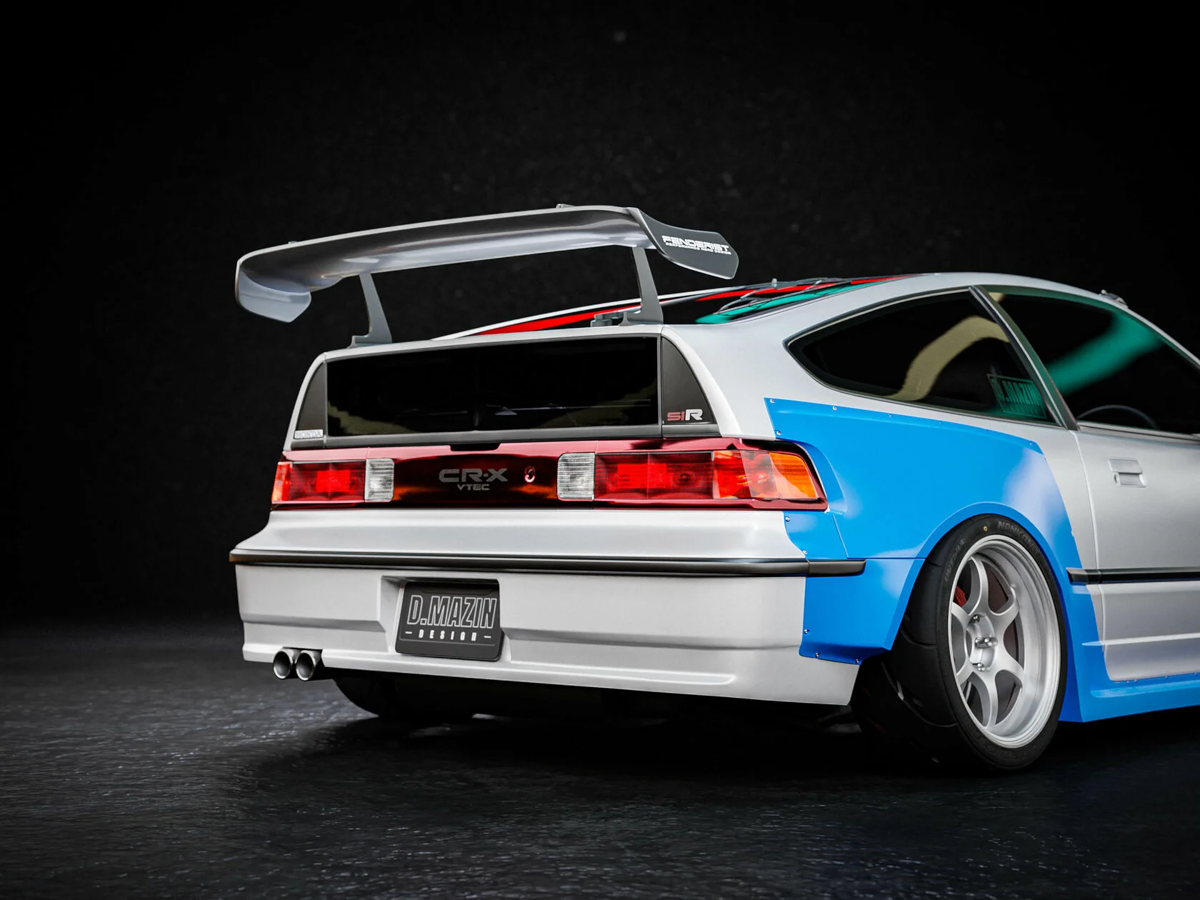 FENDERIST SPEC S Fender Flares Set WIDE BODY KIT HONDA CIVIC EF 1988 1992