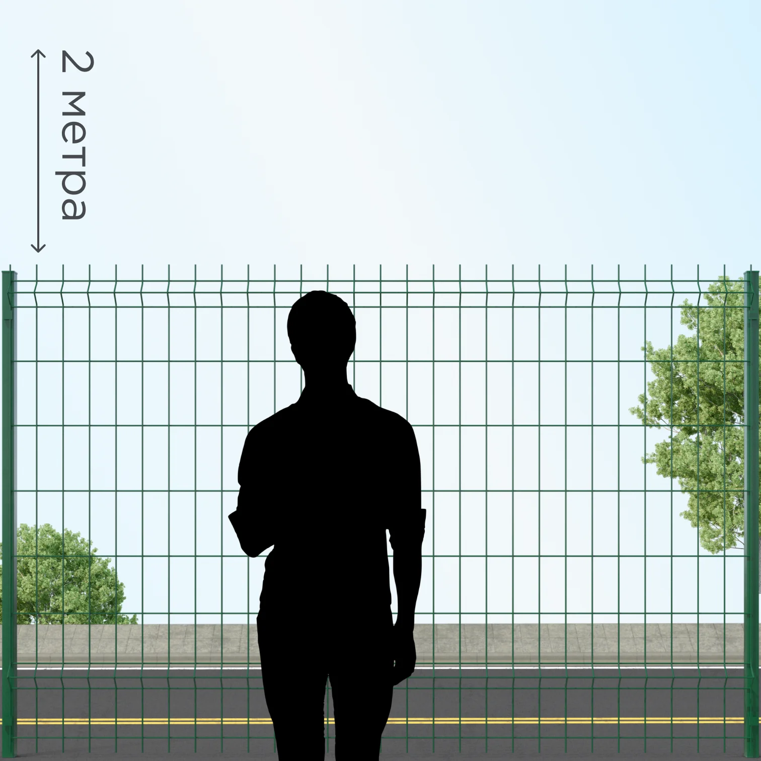 2 м