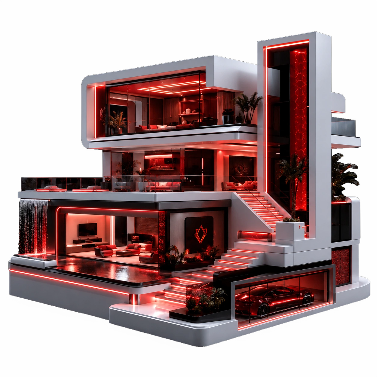 3D модель дома